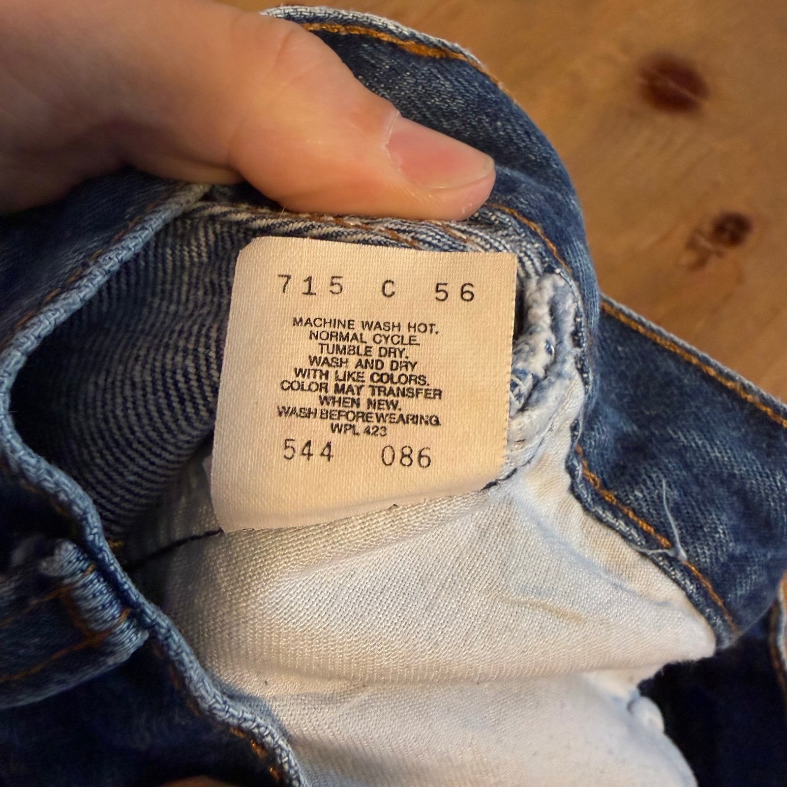 Vintage Levis 26501 501xx Jeans 25×29 High Waist Straight Leg Indigo Made In USA