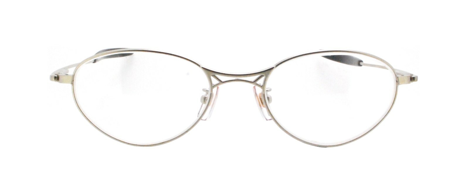 New Authentic renoma T21-9756 col 5A Japan 90s Vintage Matte Silver Eyeglasses