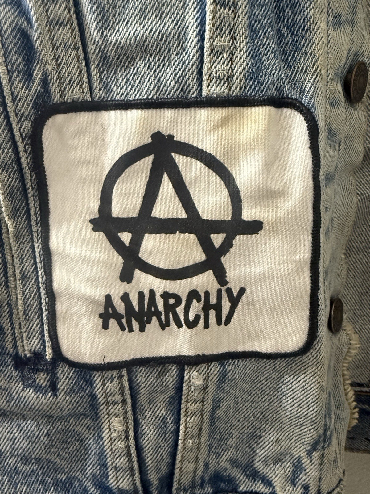 Vintage USA Made Levi’s Big E Battle Vest – Thrash Metal, 60/70s Era Vest