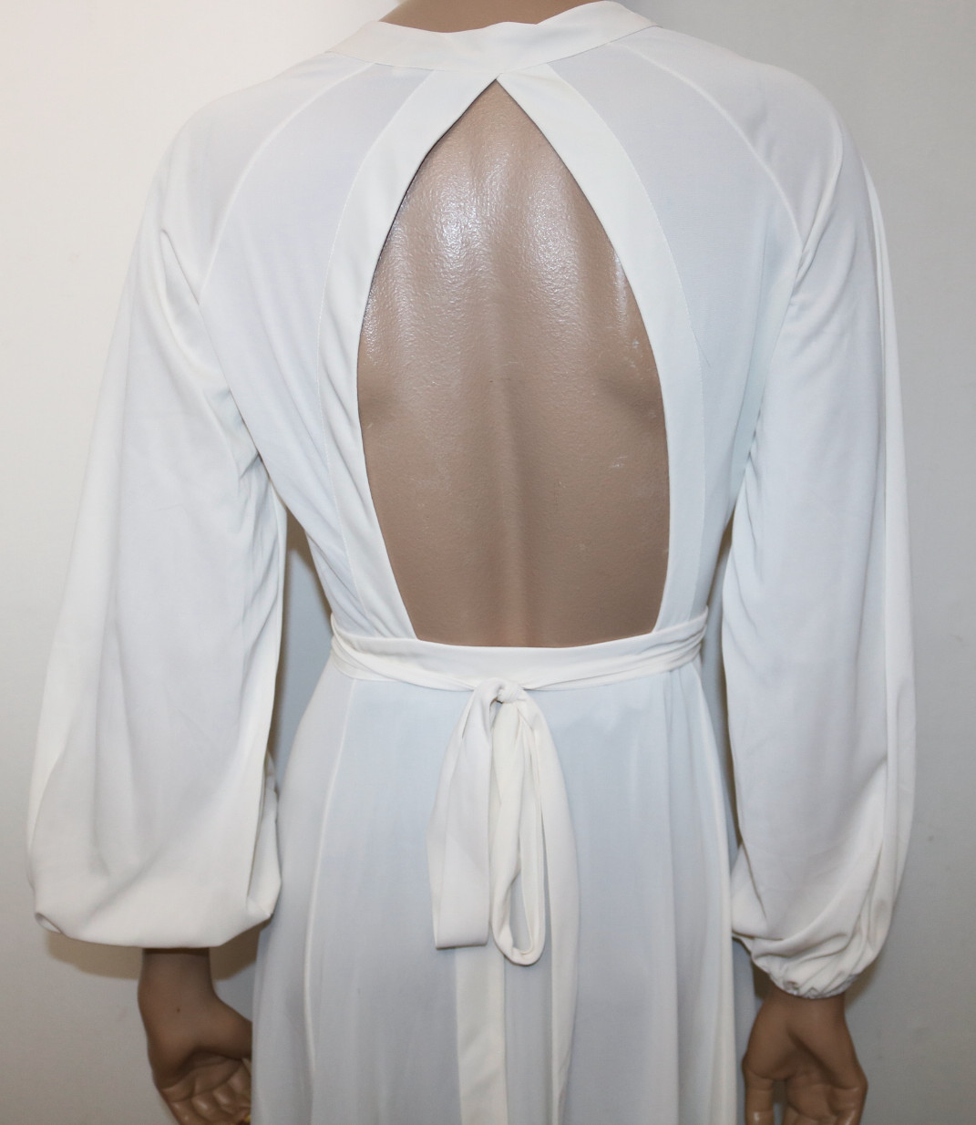 CHRISTIAN DIOR vintage Miss Dior wrap lounge wear gown M