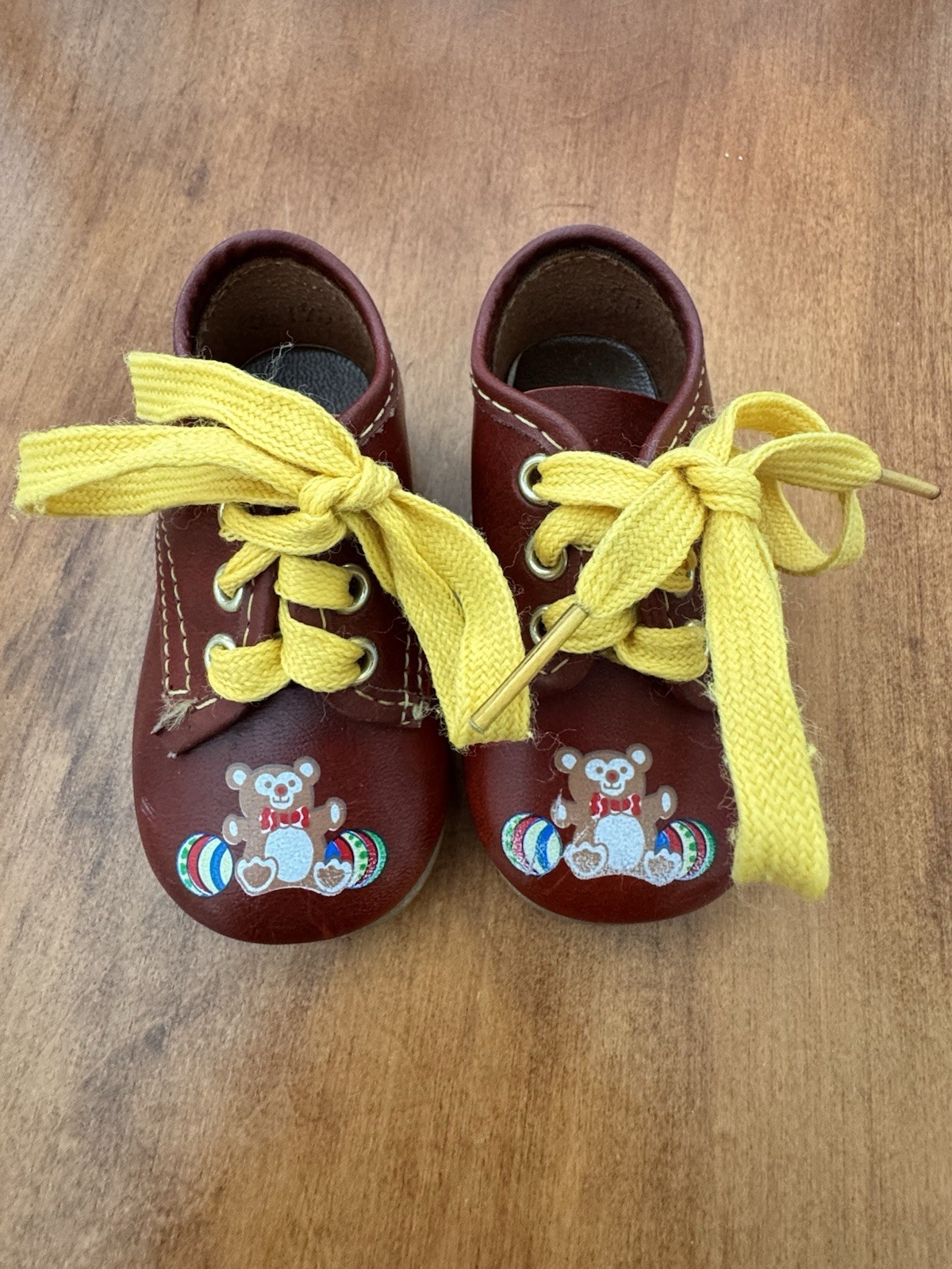 Vintage Leather Baby Shoes