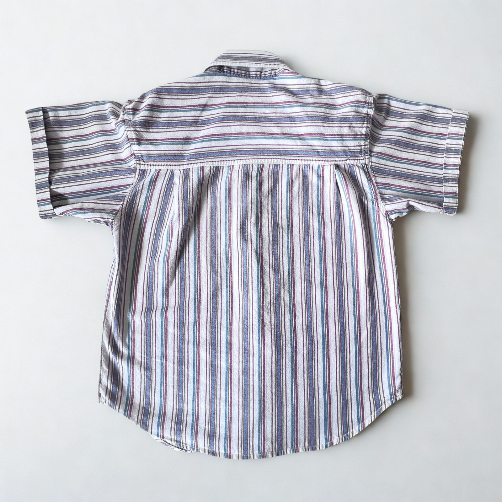 Vintage Karen Scott Striped Cotton Button Down Collar Shirt Women’s Small