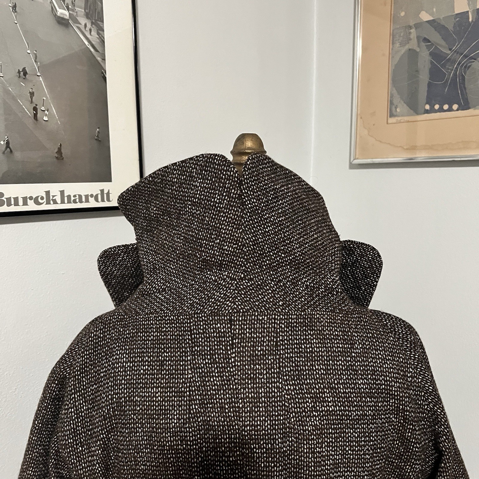 1950s Christian Dior New York New Look Brown Wool Rare Vintage Antique Jacket