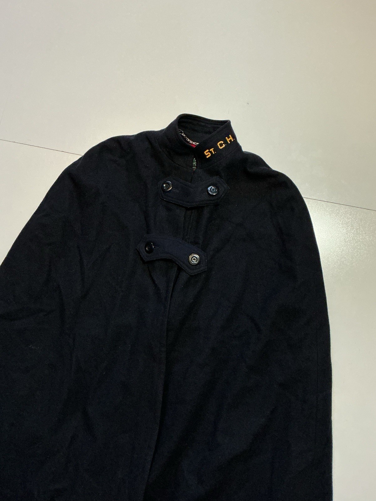 Vintage 40s 50s WWII Sterigarm Altro Work Shops Wool Nurses Uniform Cape Cloak