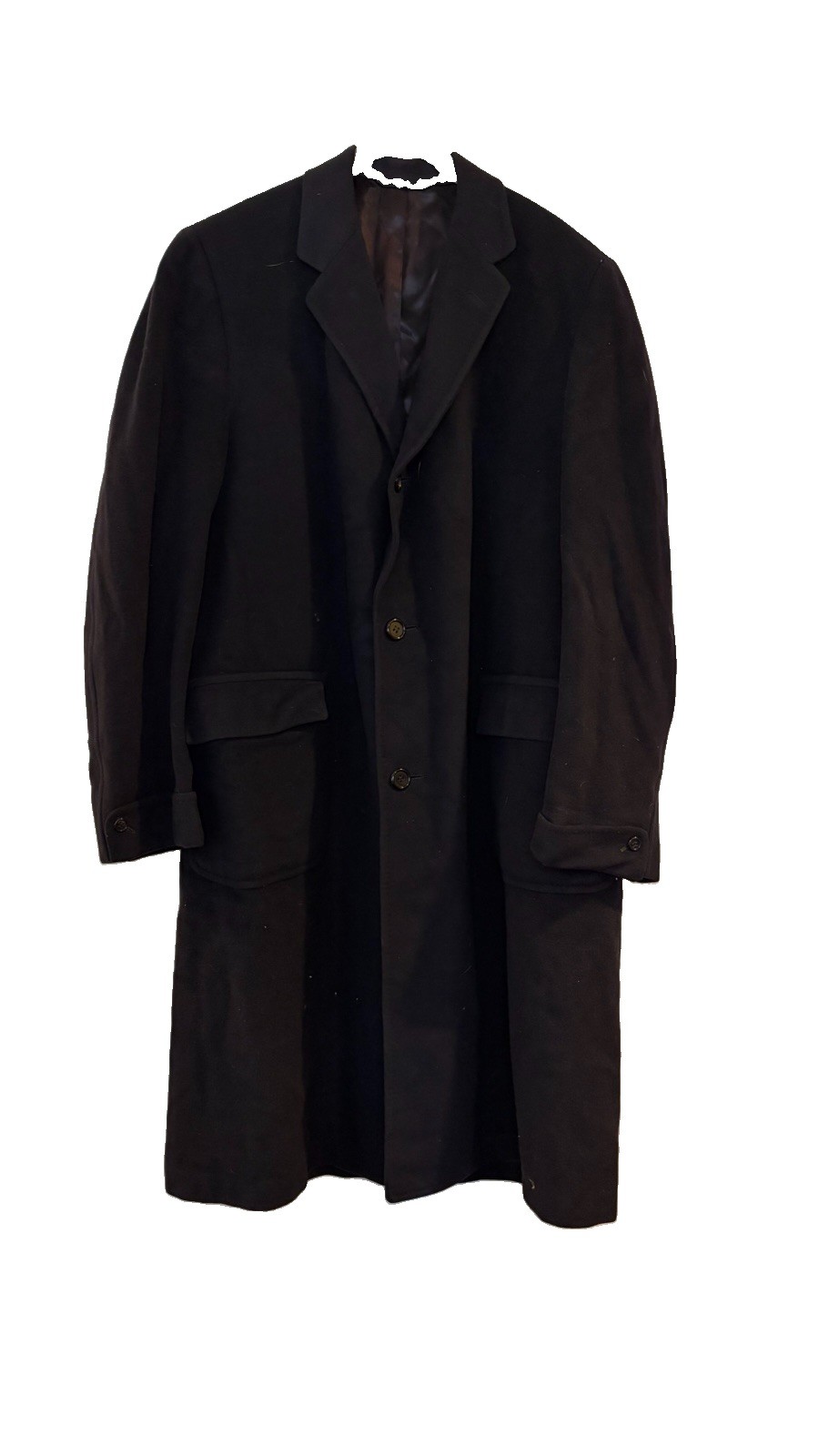 VTG RARE H. Freeman & Son Marshall Field & Company Cashmere Trench Coat Size 40