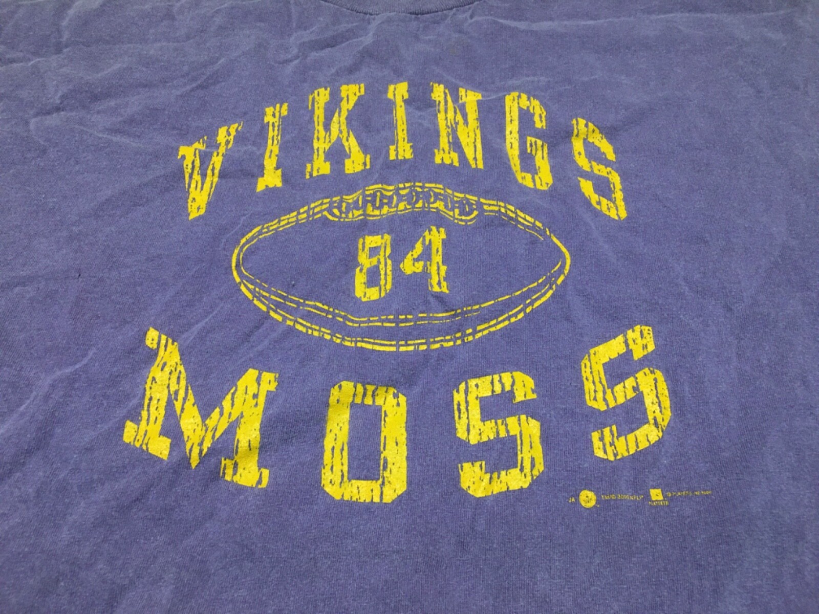 Minnesota Vikings Hall of Fame Randy Moss Tshirt Shirt Size Xlarge 00’s Vintage