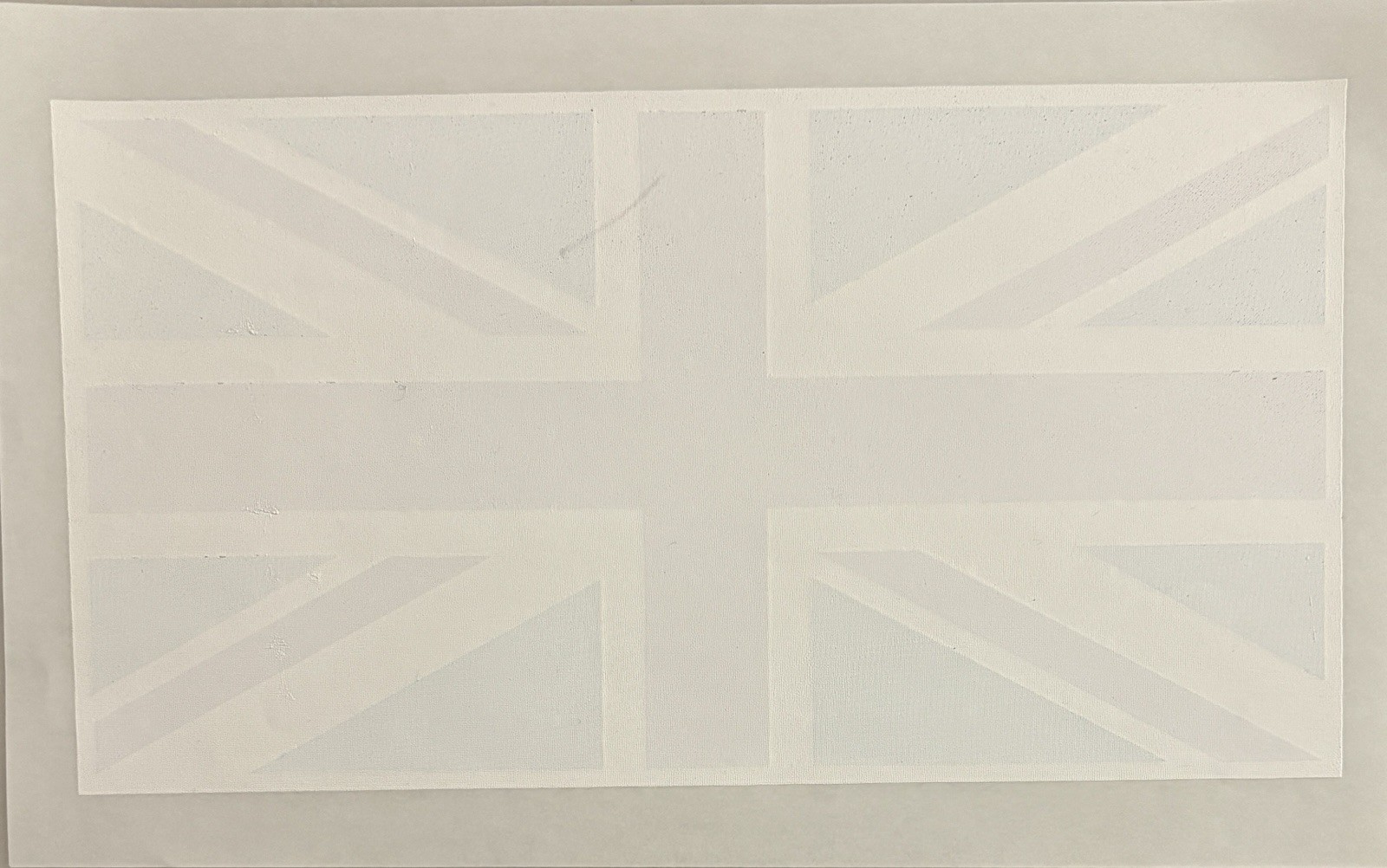 Original Vintage UK United Kingdom British Union Jack Flag Iron On Transfer