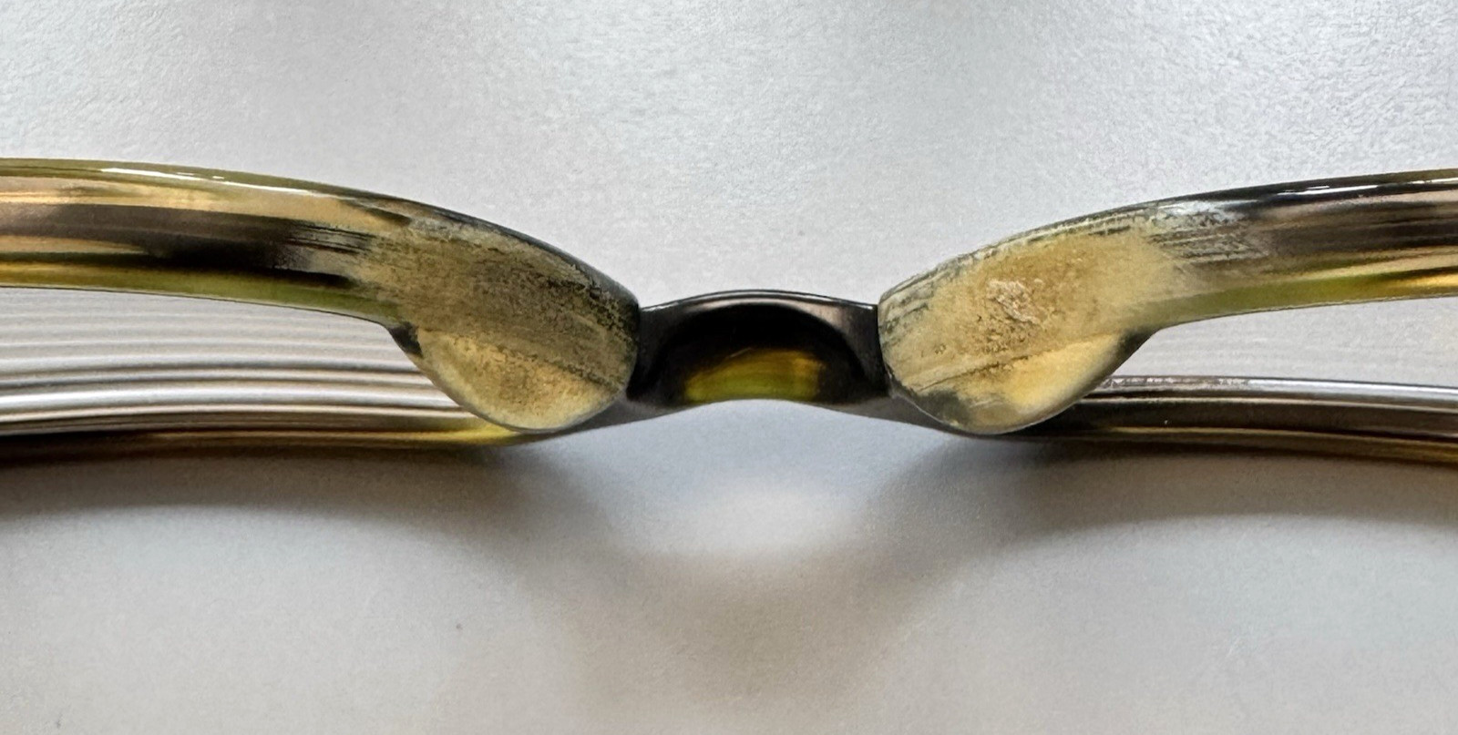 VTG Rodenstock Men Eyeglasses Senator 145 Teak Brown Gold Tortoise Square 80s