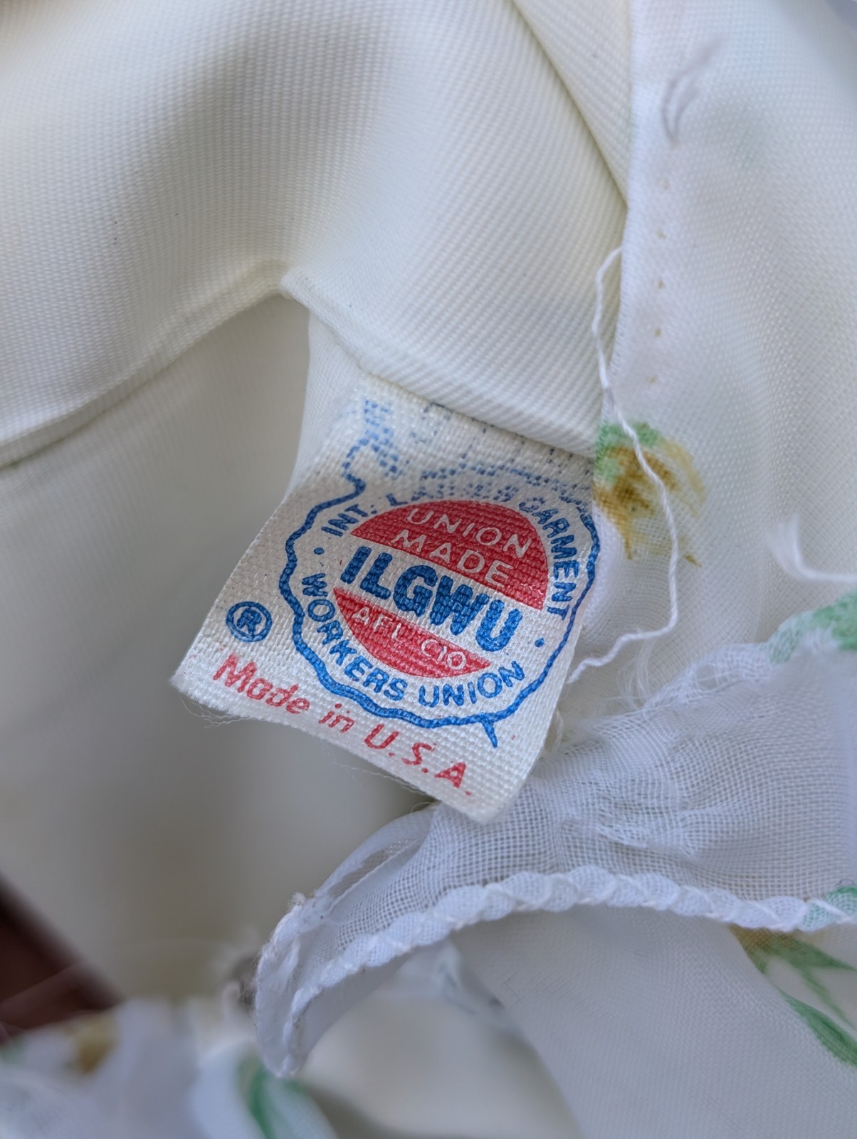 🌸 Authentic 70s Vintage Floral Maxi Dress – ILGWU Union Made