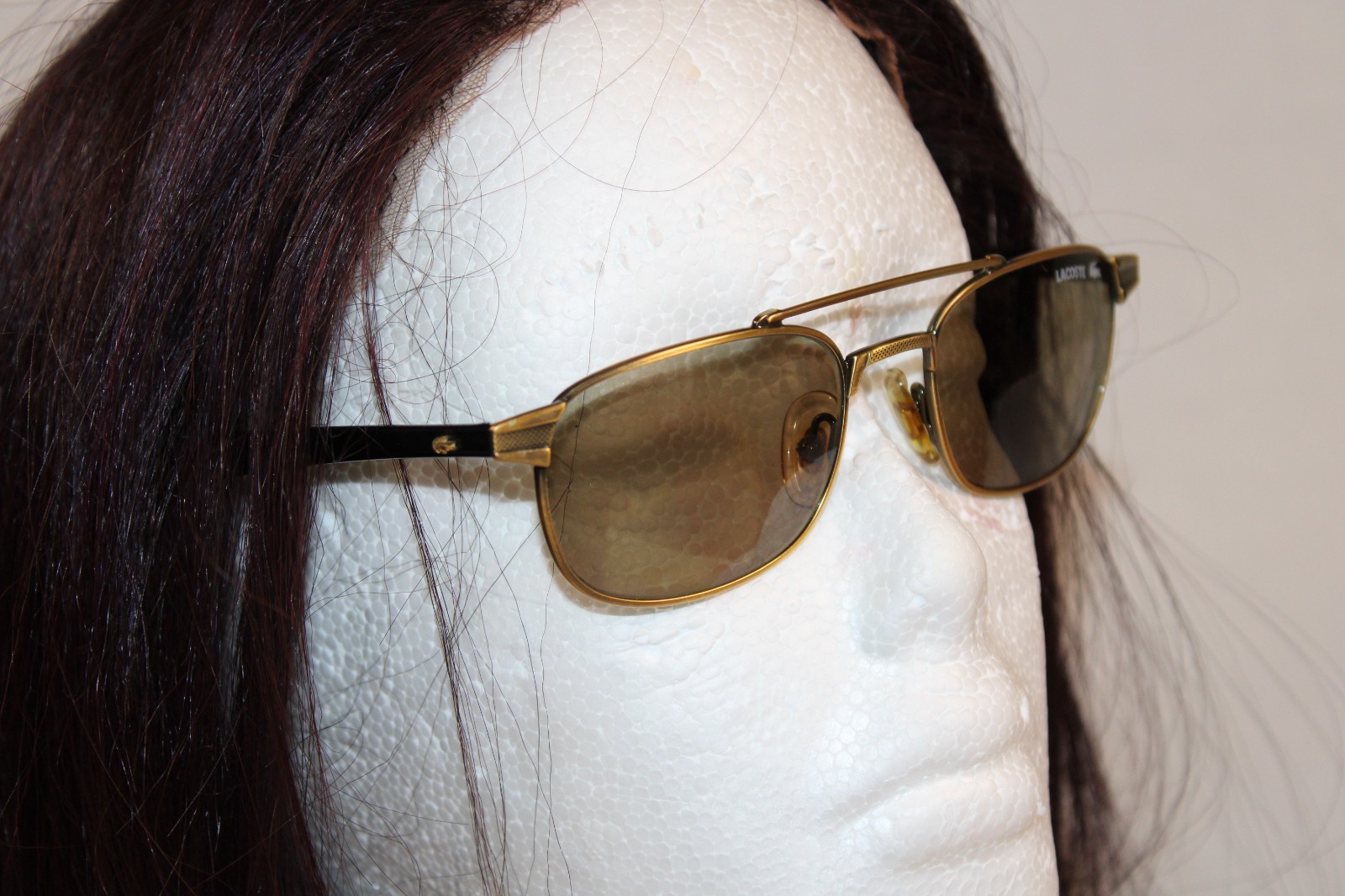 Lacoste 173 BP E035 Vintage Bronze frame Sunglasses Plz read description