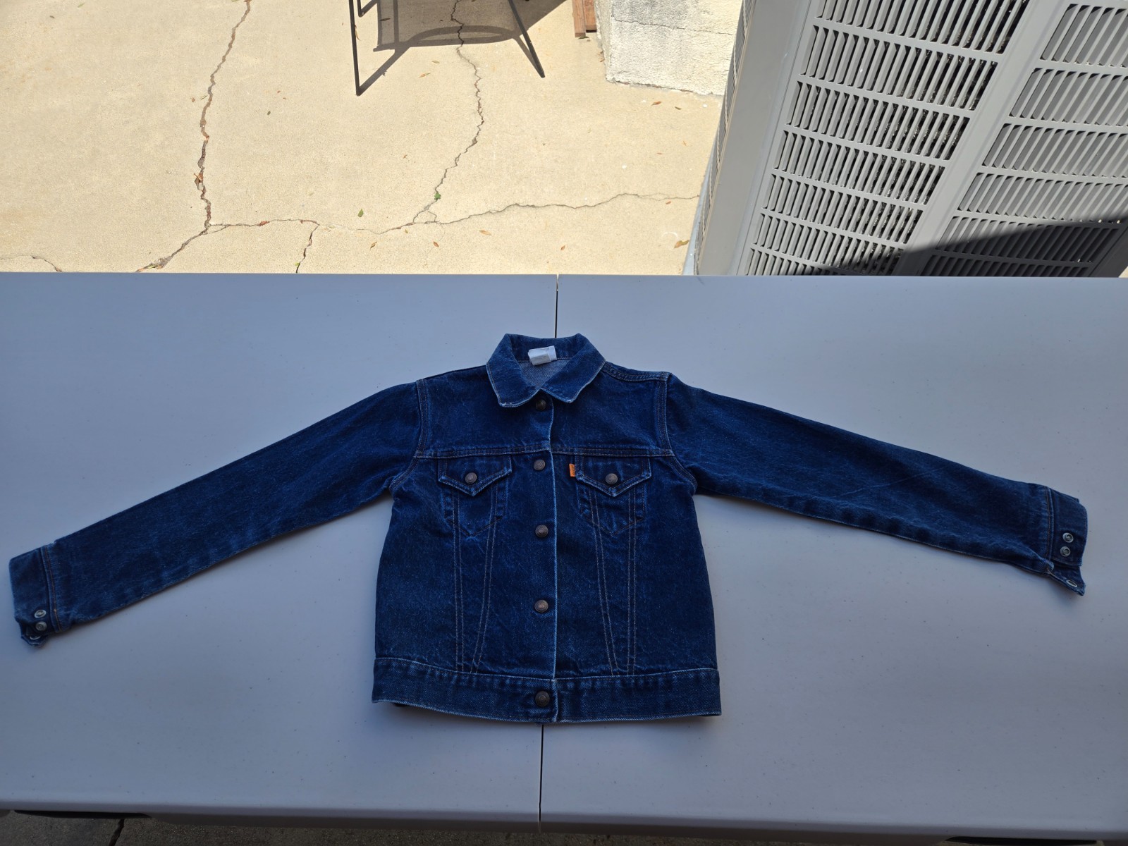 80s Levi’s “Just for Girls” Orange Tab Denim Jacket Youth L Made in the USA