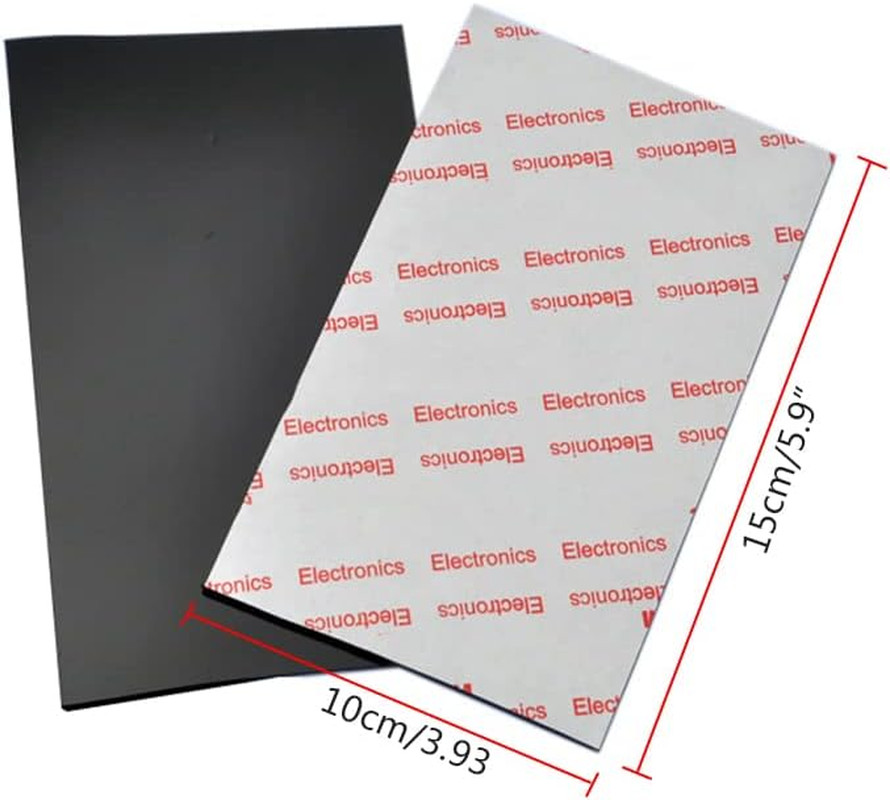 2 Pcs Anti-Slip Pads Silicone Rubber Plastic Pads 3M Self-Stick Adhesive Non