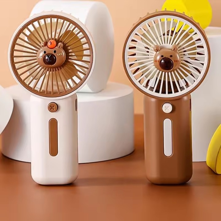 Portable Mini USB Rechargeable Handheld Fan 3 Speed High Wind Power Summer Cool