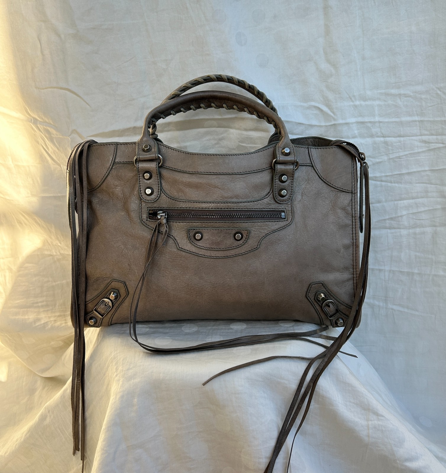 Vintage Balenciaga 2004 Classic Le City Medium | Army Green