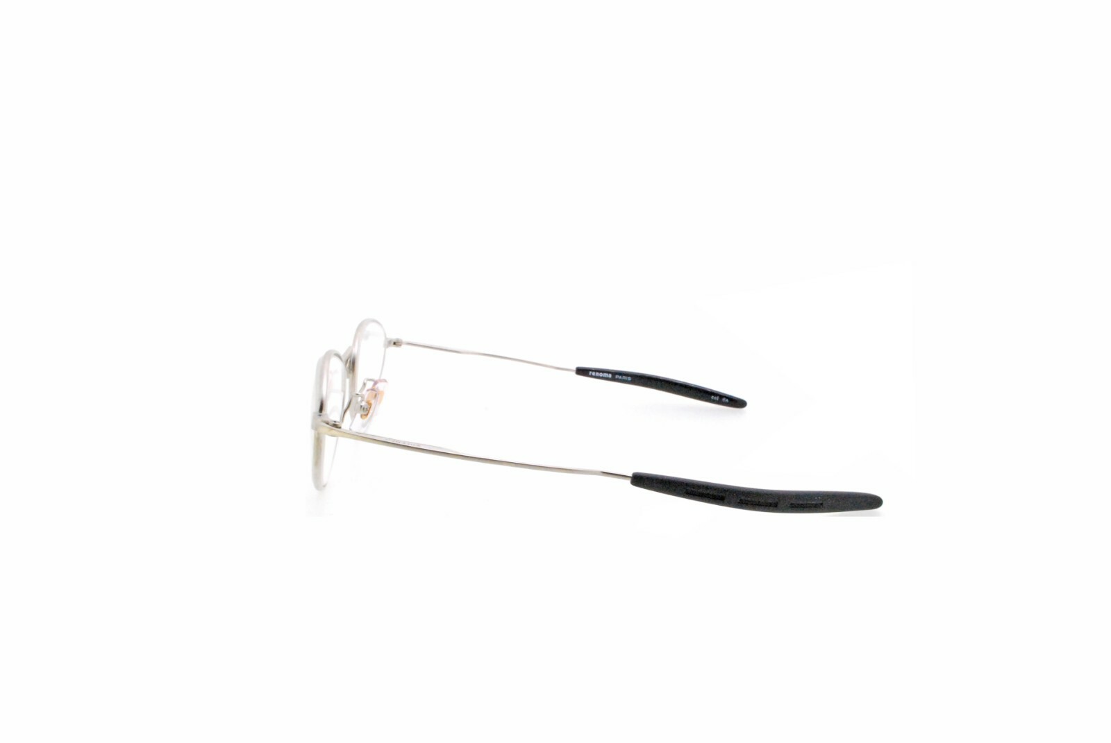 New Authentic renoma T21-9756 col 5A Japan 90s Vintage Matte Silver Eyeglasses