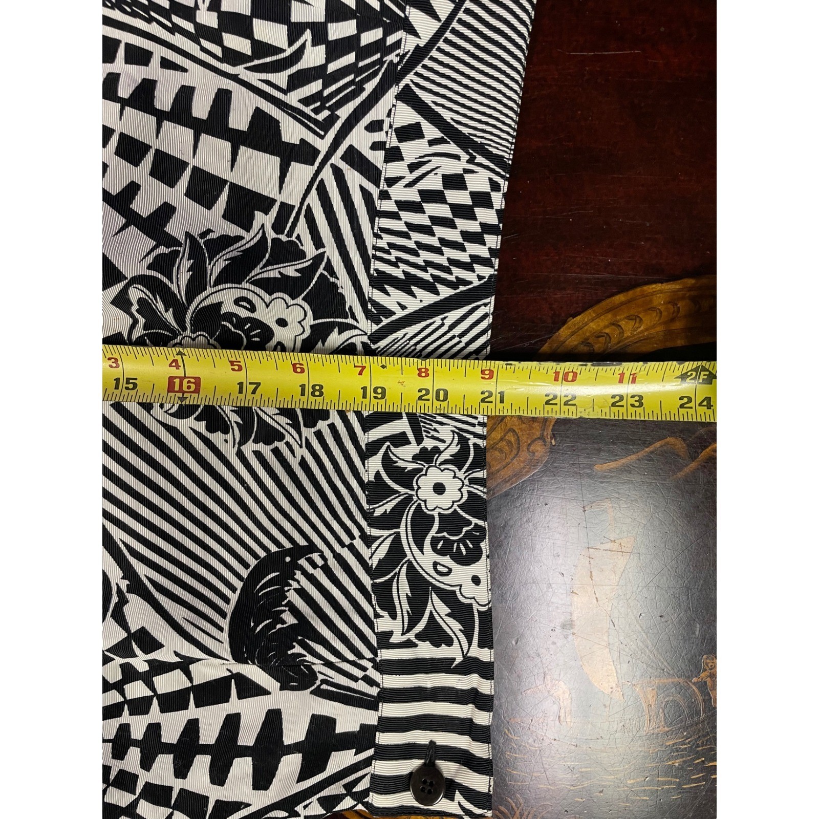 Vtg Versus Gianni Versace Womens 3 Pc Set Blazer Top Skirt Op Art 90s 30/32