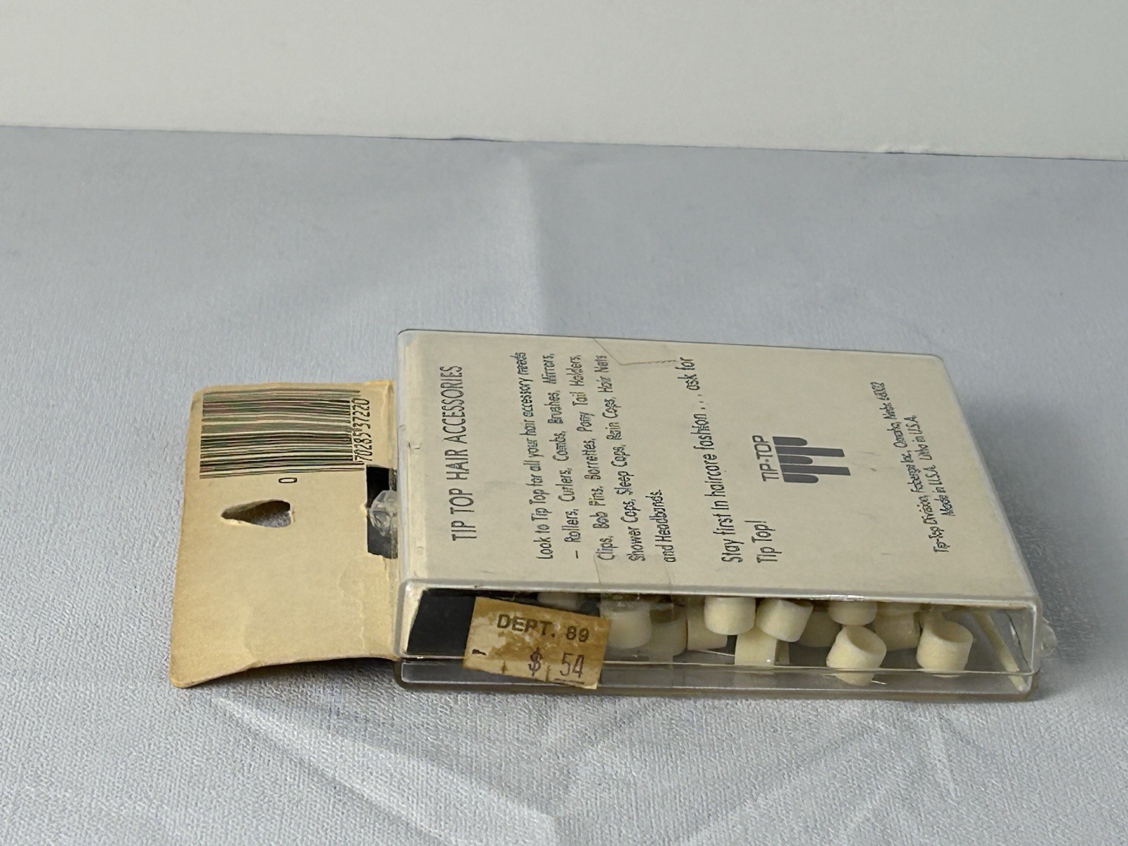 VTG Tip-Top Unbreakable Roller Pins Queen Size 40 Count Hair Styling NOS Granny