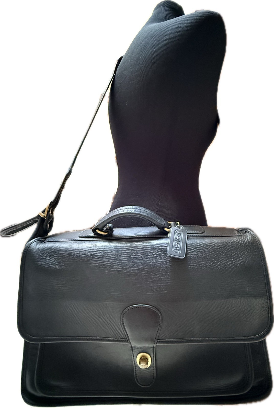COACH Vintage Unisex Metropolitan Leather Briefcase Messenger Bag 5180 – EUC