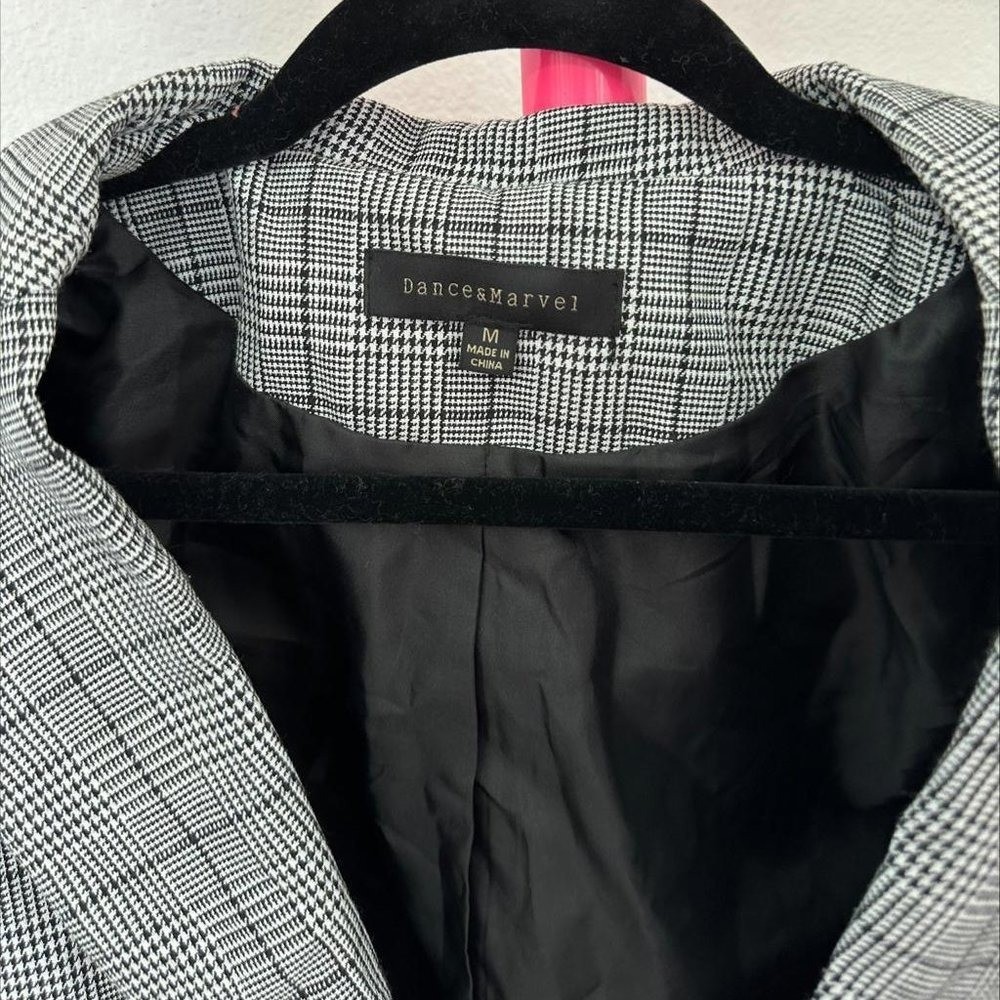 DANCE & MARVEL STRIPES LINED BLAZER JACKET SIZE M