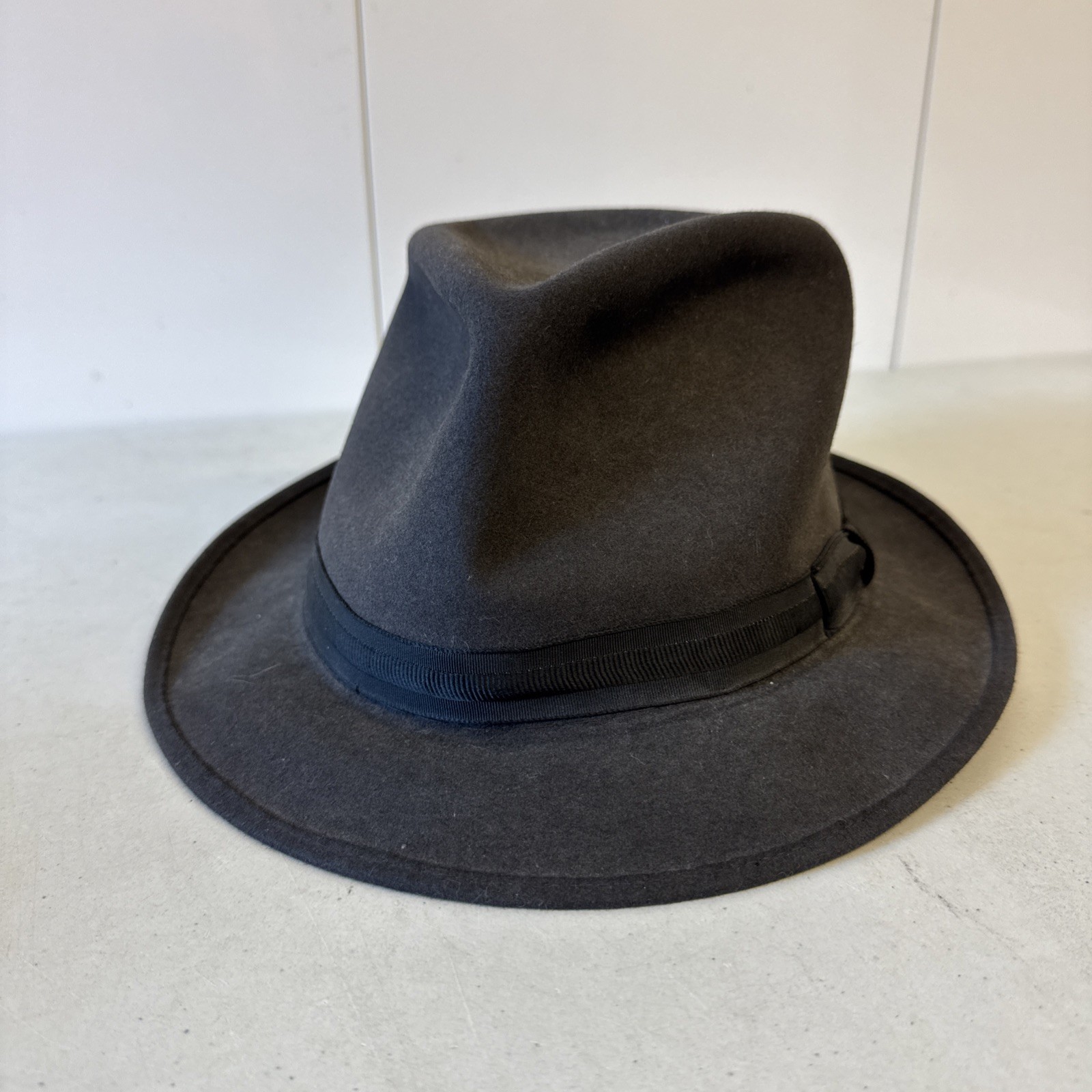 Vintage Royal Stetson Fedora Hat Falcon 7 1/4 Made In USA – RARE Gray