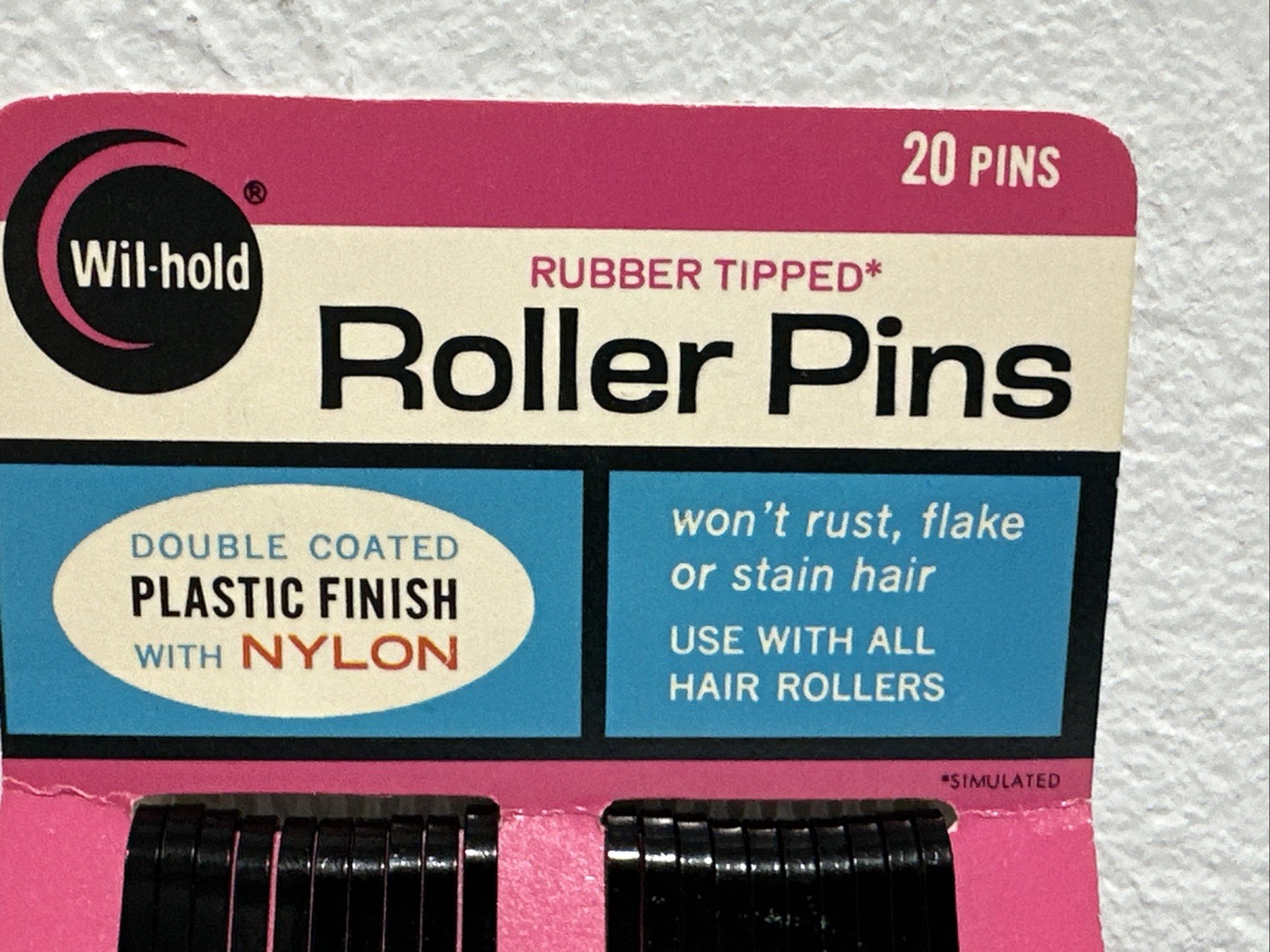 Tip Top Clipettes & Wil-hold Roller Pins NOS Vintage
